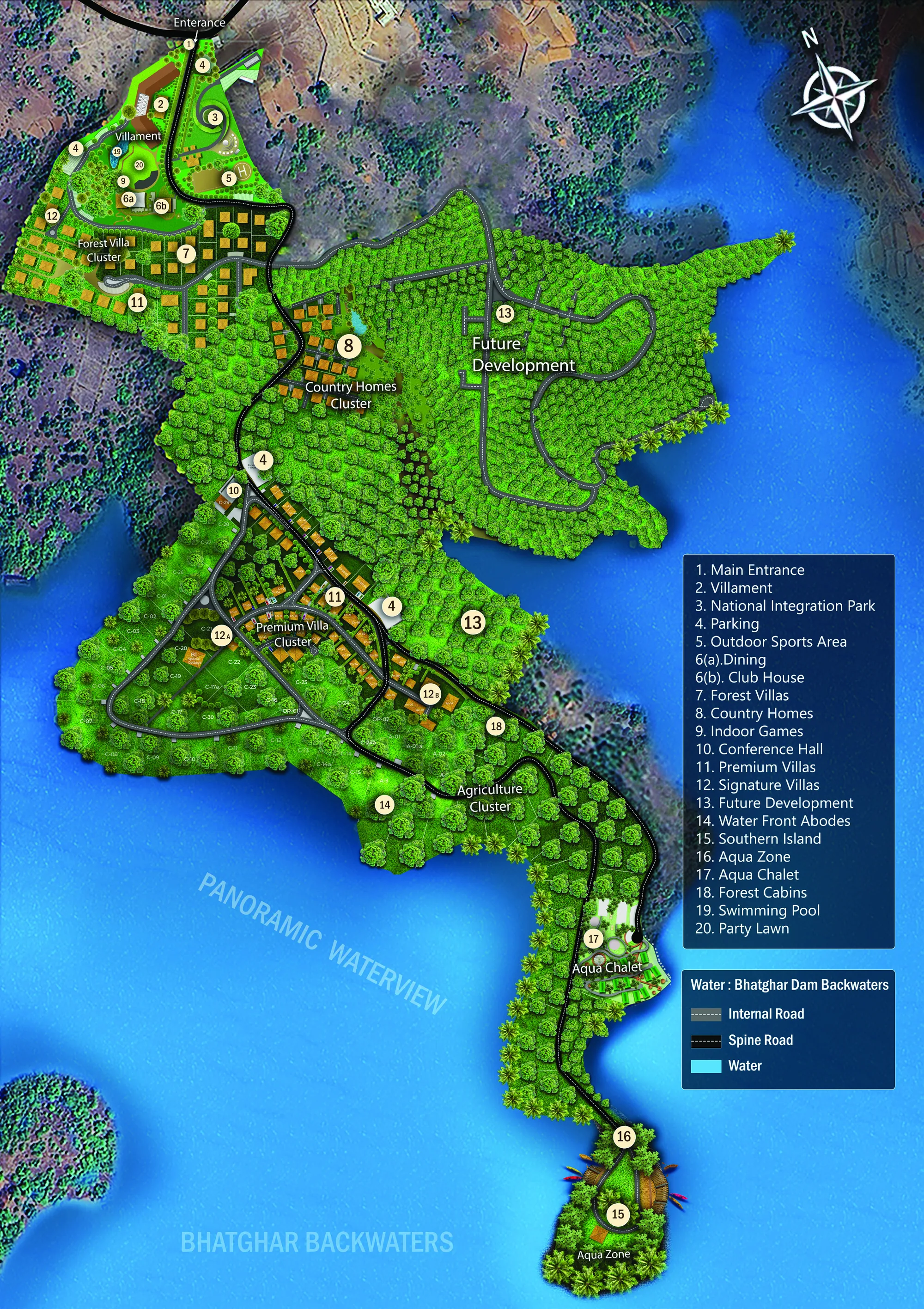 Casuarina master layout